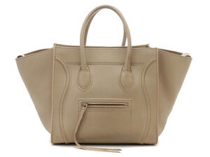 Celine Luggage Tote Phantom Bag Beige Cream